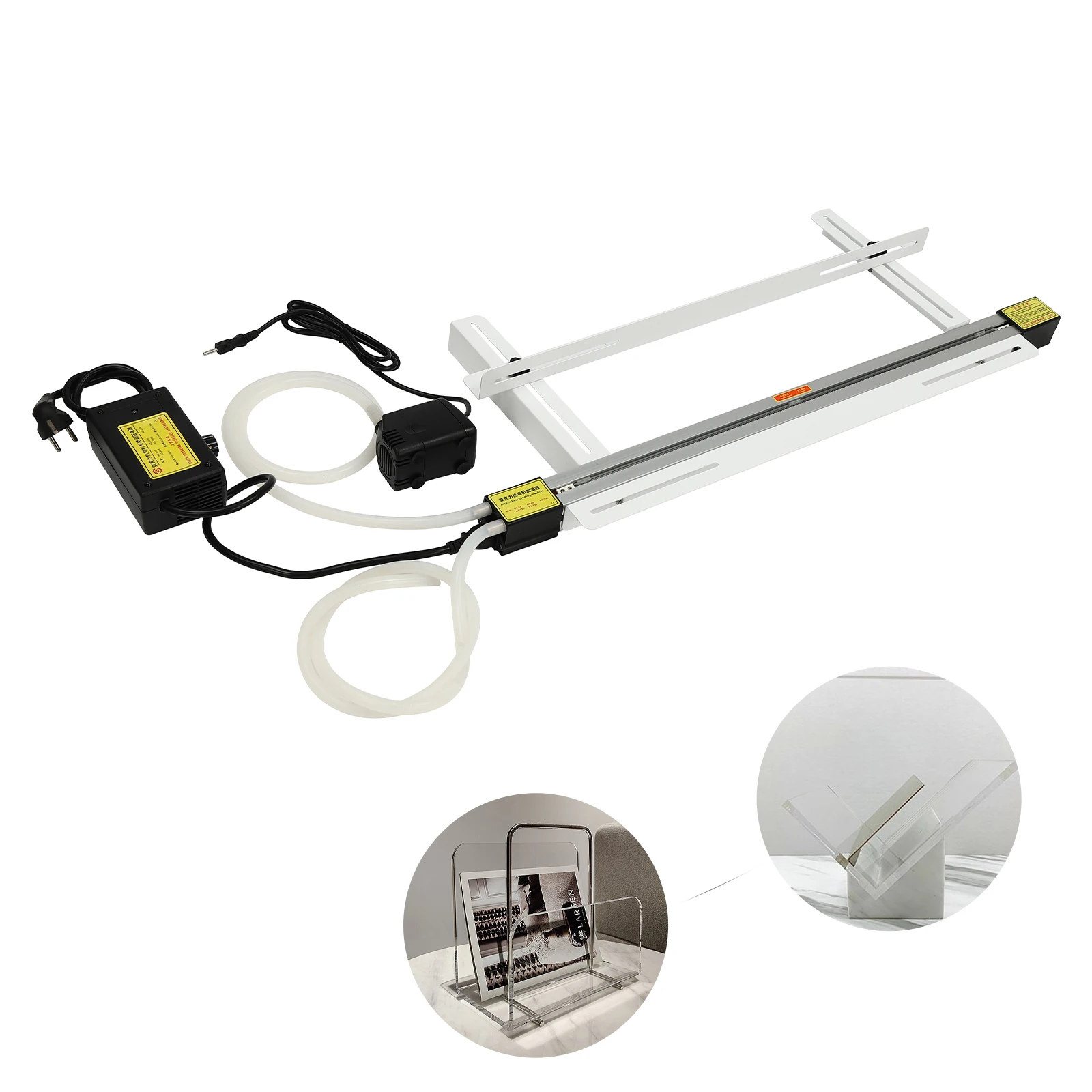 Acryl-Wärmebiegemaschine, Aluminiumlegierung, Acryl-PVC-Kunststoffbieger mit verstellbarer Halterung, passend für wärmeschrumpfbare Materialien Image