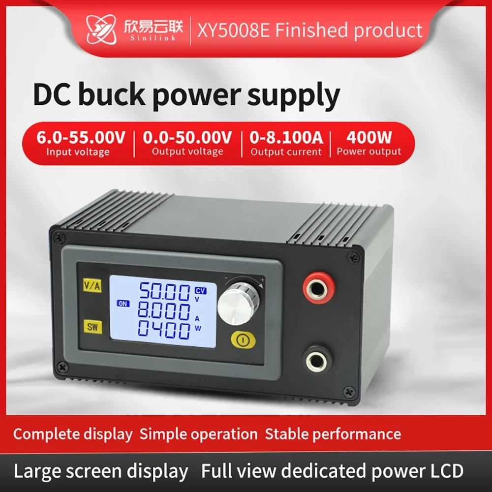 Xy5008e cnc einstellbare DC geregelte Strom versorgung konstante Spannung und Konstant strom Wartung 50 v8a400w Abwärts modul Image