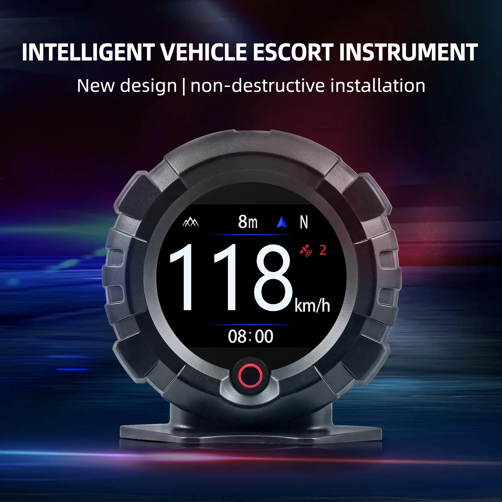 GPS/obd Multifunktion instrument Head-Up-Display Tacho Fahrzeug intelligente horizontale Neigung messer x95 digitale Messgeräte Image