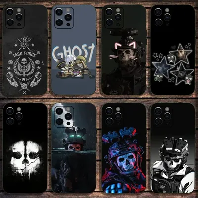 C-COD Anruf von D-Duty Ghost Phone Case für Apple iPhone 15,14,13,12,11,Pro, x, xs, max, xr, plus,