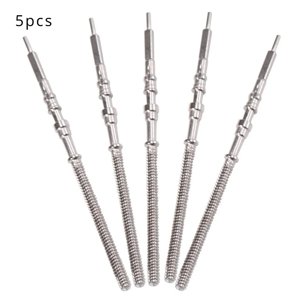 5 Stück Uhrwerk Stahl Stiel Krone Kit Uhr von Teilen nh35 nh36 nh38 nh39 Uhrwerk Uhren schaft Ersatzteile Uhren reparatur werkzeuge Image