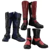 Film Dead Cosplay Pool Fantasy Schuhe Schwarz Rot Kurze Stiefel Männer Fantasia Schuhe Männlichen