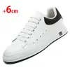 Casual Lift Sneakers Männer Aufzug Schuhe Höhe erhöhen Innen sohle 6cm weiß schwarz größer Schuhe Männer Mode Sport plus Größe 37-46