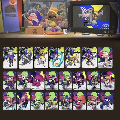 3-23 stücke Für für amiibo Karten Für für amiibo Splatoon PVC NFC Tag Spiel Karten Splatoon 2 & 3 Image
