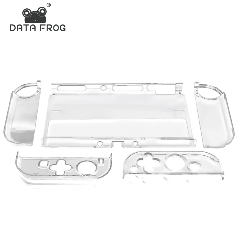 DATA FROG Crystal Shell Schutzhülle Cover Tible-Switch OLED Konsole Schutzhülle Spielkonsole Zubehör Image