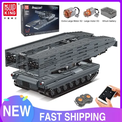 Mould König Technische Auto Spielzeug Die 20002 RC Motorisierte MOC-29526 Ultimative Abrams mit Image