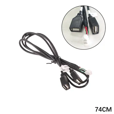 Multimedia Car Player Kabelbaum stecker 6-poliger Dual-USB-Schnitts telle kabel adapter für Android-Radio-Navigation