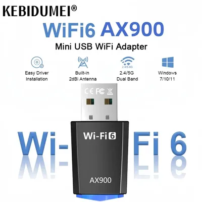 Wifi 6 ax900 usb wifi adapter 2,4g/5ghz 900mbps drahtloses ethernet wifi netzwerk karten laufwerk