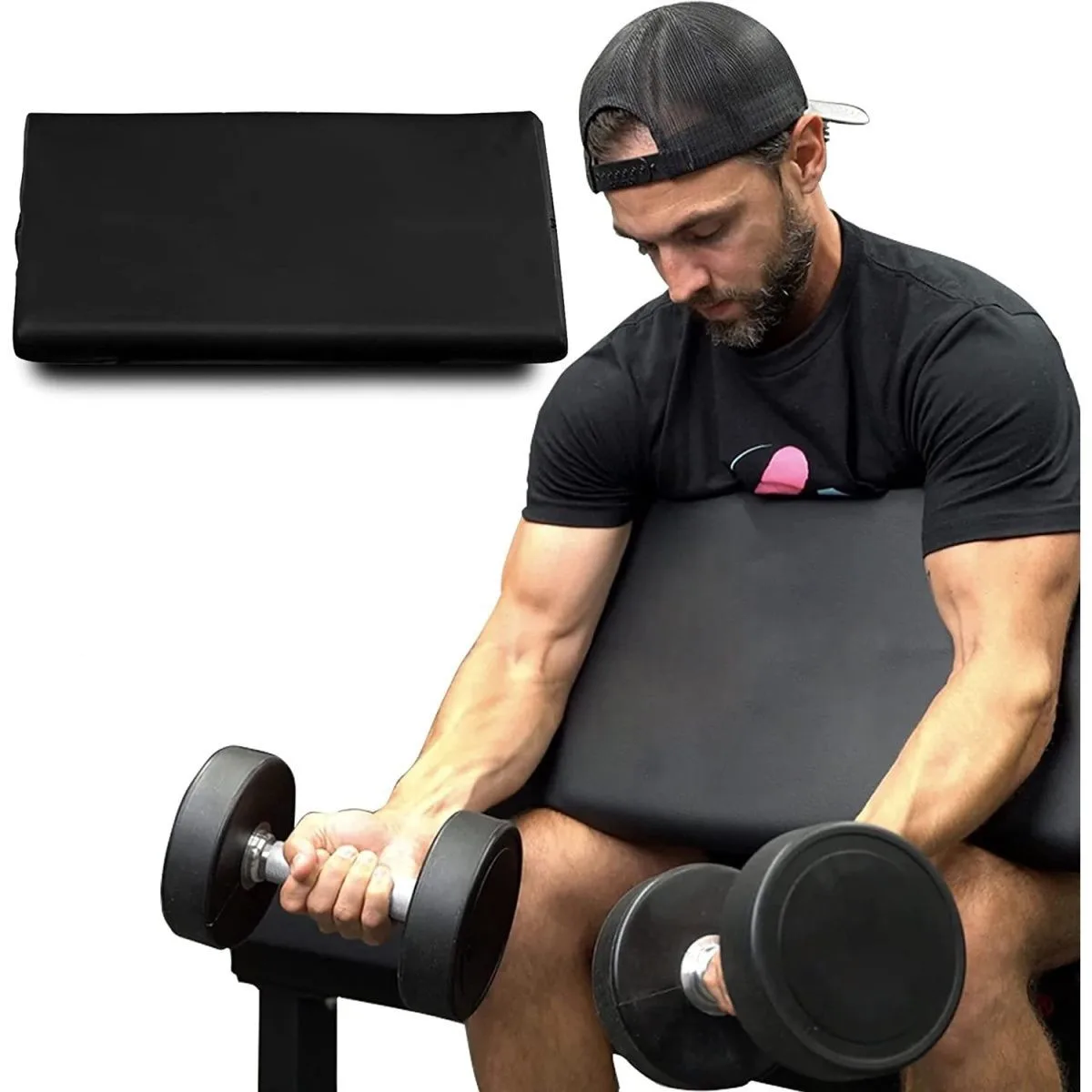 Tragbare Bizeps-Trainings kissen Kraft training Schutz polster können Fitness-Hantel bank Home Gym Fitness-Zubehör ersetzen