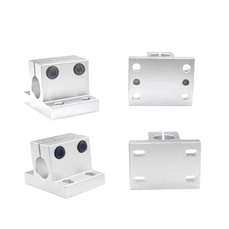 4PCS Seitenmontage der optischen Achse Feste Unterstützung CLTBM CLTAM10/12/13/14/15/16/20/25/30/32mm Führungswellenunterstützung Feste Halterung Image