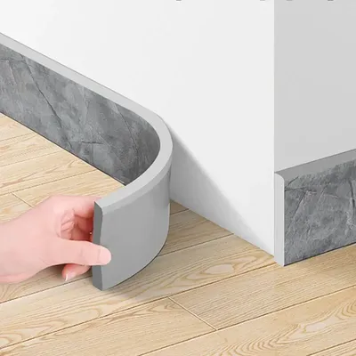 Heiße 2m wasserdichte Gehäuse selbst klebende Sockel leiste 3d Wanda uf kleber verdickte Antik Image