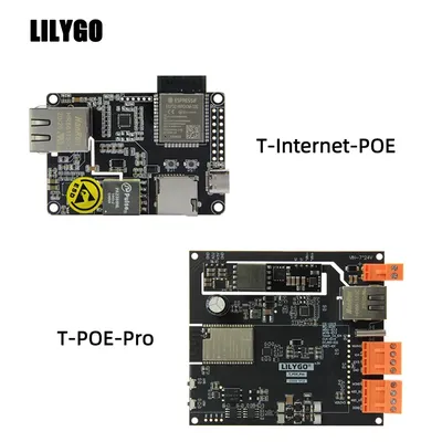 Lilygo®Ttgo t-internet-poe ESP32-WROOM lan8720a chip ethernet adapter und downloader expansion board Image