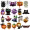 Halloween Kürbis Geist Luftballons Halloween Dekoration Spinne Folienballon Fledermaus Globos Halloween Party Supplies Aufblasbares Kinderspielzeug