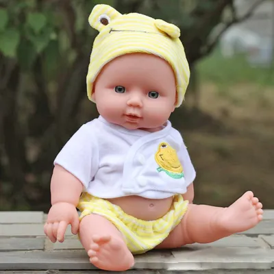 30cm Simulation Baby Dolls Soft Elastic Realistic Baby Doll Movable Smooth Prepregnancy Morning