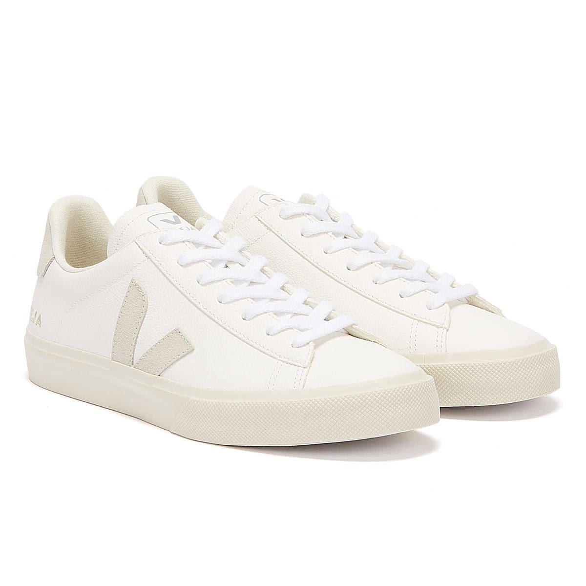 Veja Campo Womens Turnschuhe - (Weiß / Grau)