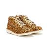 Jungen Mädchen Kickers Kick Hi Leopard Junior Braun / Gold Stiefel