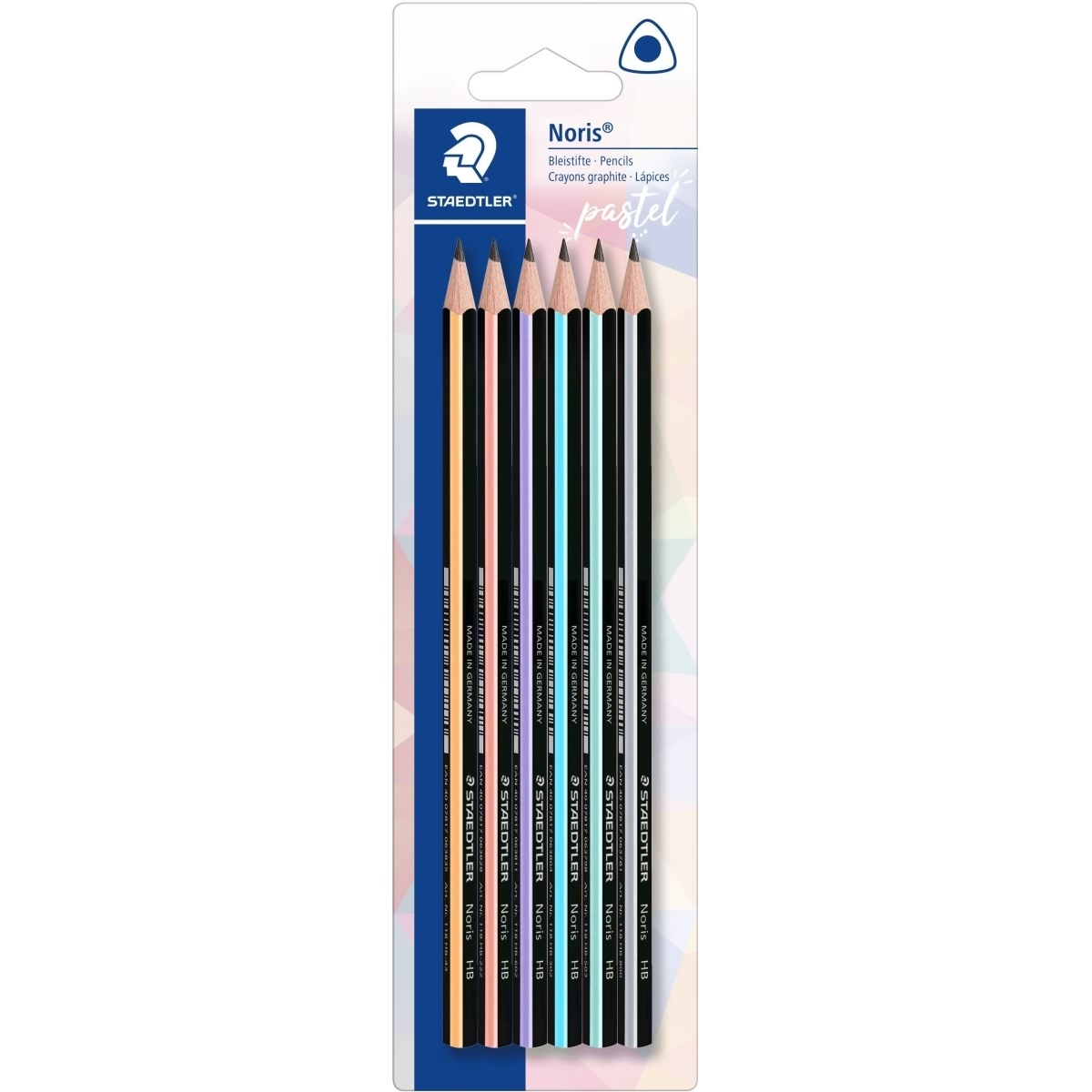 STAEDTLER Bleistift triplus HB Pastellfarben VE=6 Stück Blister Image