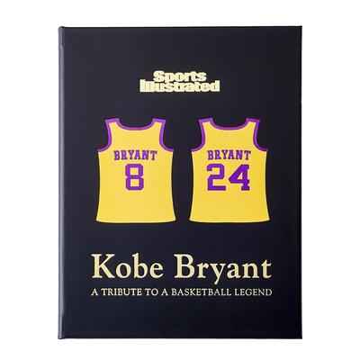 Graphic Image Kobe Bryant Coffee Table Book, Leather, Black