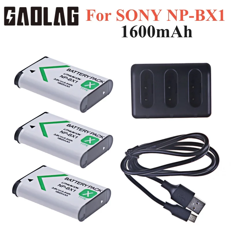 Für SONY NP-BX1 np bx1 np-bx1 Batterie Für Sony FDR-X3000R RX100 AS100V AS300 HX400 HX60 AS50 WX350 AS300V HDR-AS300R FDR-X3000 Image