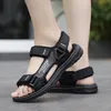 Sommer Männer Sandalen Neue Atmungsaktive Casual Schuhe Outdoor Concise Leichte Strand Schuhe Weiche Sport Hausschuhe Männlich Plus Größe 38-47