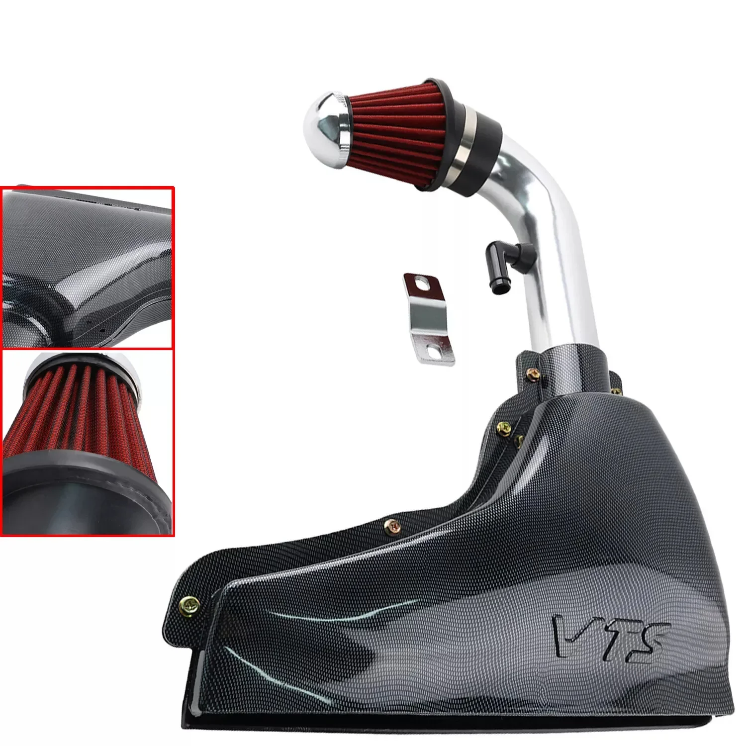 Air Intake System Steel Heat Shield Filter Air Inlet Systems Intake Box Air Filter For Peugeot 306 VTS