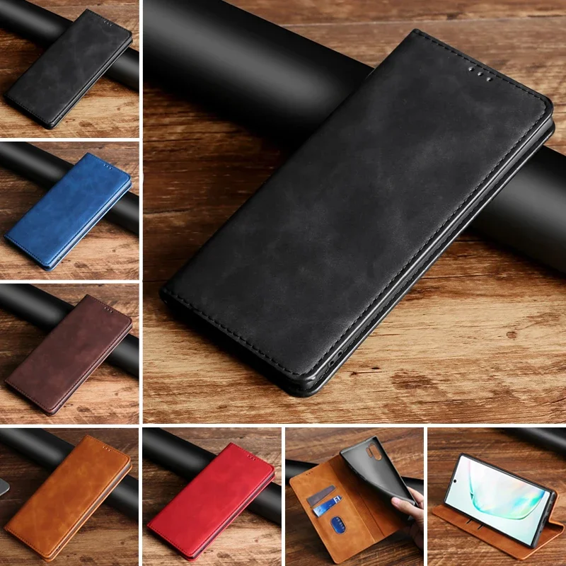 Luxus Brieftasche Leder Flip Case für Asus Ze554kl Zs630kl Zc554kl Zs590ks Zenfone 4 Max Pro 6Z 6 2019 8 9 9z 10 10z Shell Cover Image