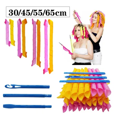 10pcs Portable Magic Hair Curler Wave Formers Hair Styling Accessories Hair Styling Tool DIY Rollers