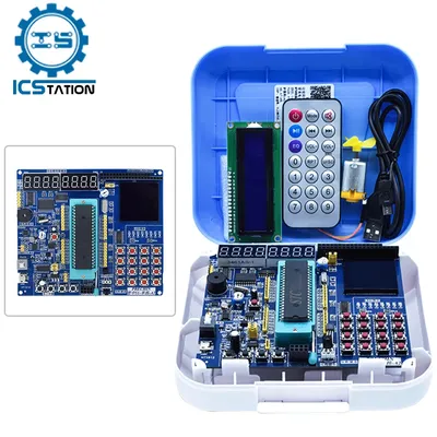 C51 STC89C52 Mikrocontroller Entwicklung Bord LCD1602 8051 MCU STC89C52 Controller 32/64-bit Image