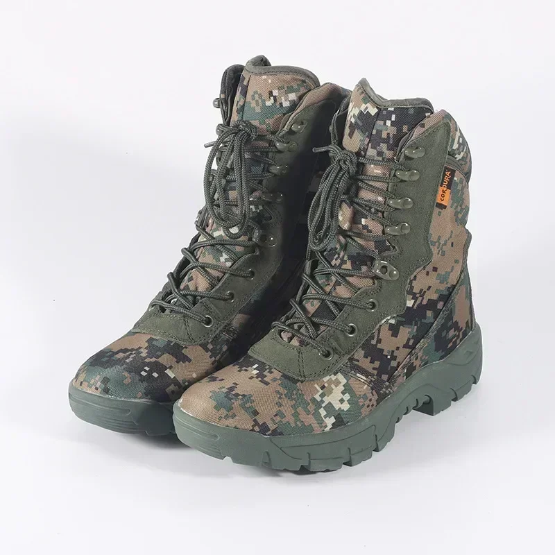 Männer Outdoor Wanderschuhe Mode Sport Grün Camouflage Dschungel Off-road Stiefel Anti Slip Schnee Schuhe Tragen-Beständig