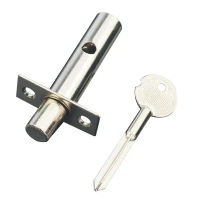 Stainless Steel Privacy Door Locks 16x60cm Keyed Cylinder Mortise Lock Home Privacy Lockset for