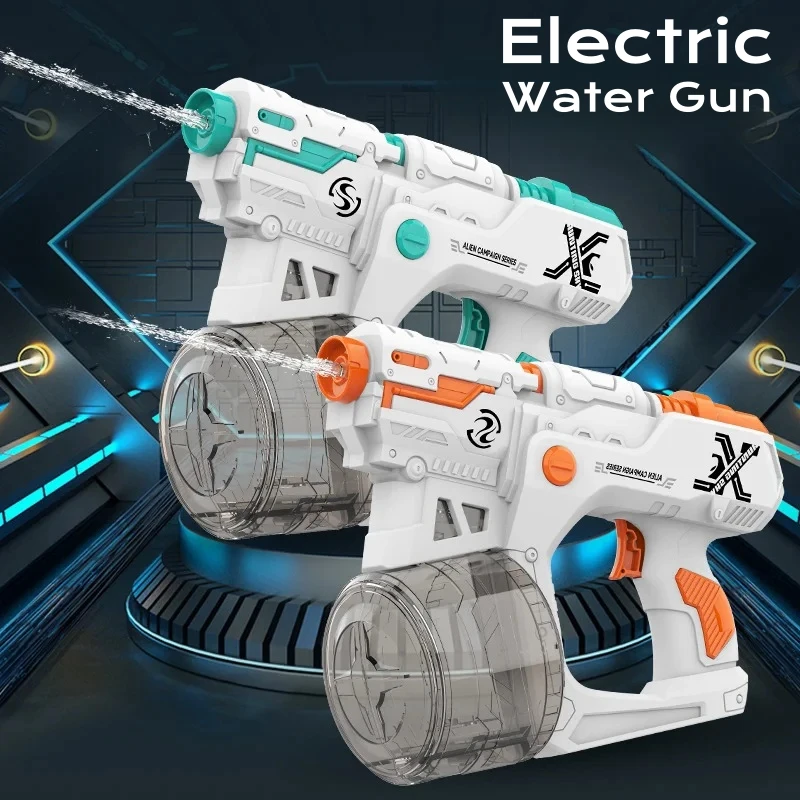 Kinder elektrische Wasser pistole Spielzeug Sommer Outdoor Pool Kampfspiele Kinder Hochdruck kontinuierliche Schießen automatische Wasser guns Spielzeug Image