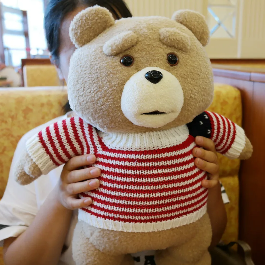 43cm 10 film teddy bear Ted 2 peluche bambola giocattolo grembiule morbido peluche come regalo di compleanno di natale per buoni amici