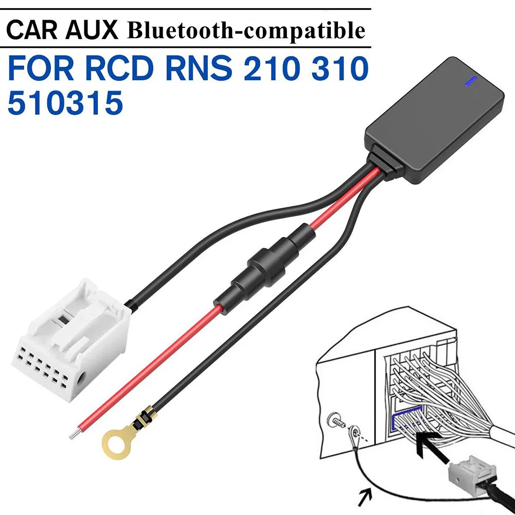 Auto Bluetooth 5,0 Modul AUX-IN Audio Aux Auto MP3 Bluetooth-kompatibel Adapter Musik Radio Für RCD RNS 210 310 510 Image