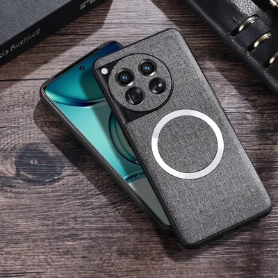 Fabric Magsafe Case for OnePlus 12 1+12 One Plus 11 12 Magnetic Charging Silicone Protection Cover 1+One Plus ACE 3V