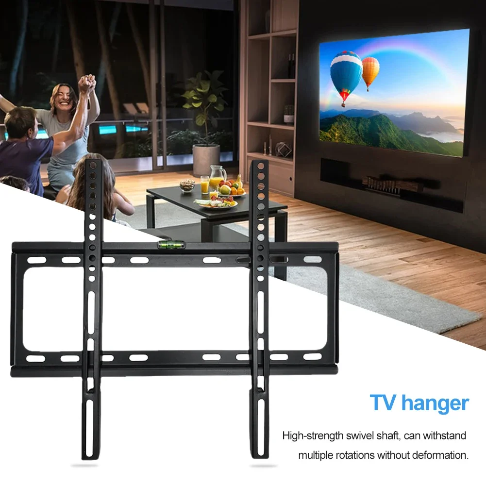 26-63 Zoll TV-Wandhalterung, universelle TV-Halterung, Monitorhalter, verstellbare flache TV-Wandhalterung mit niedrigem Profil für LCD-LED-Monitore