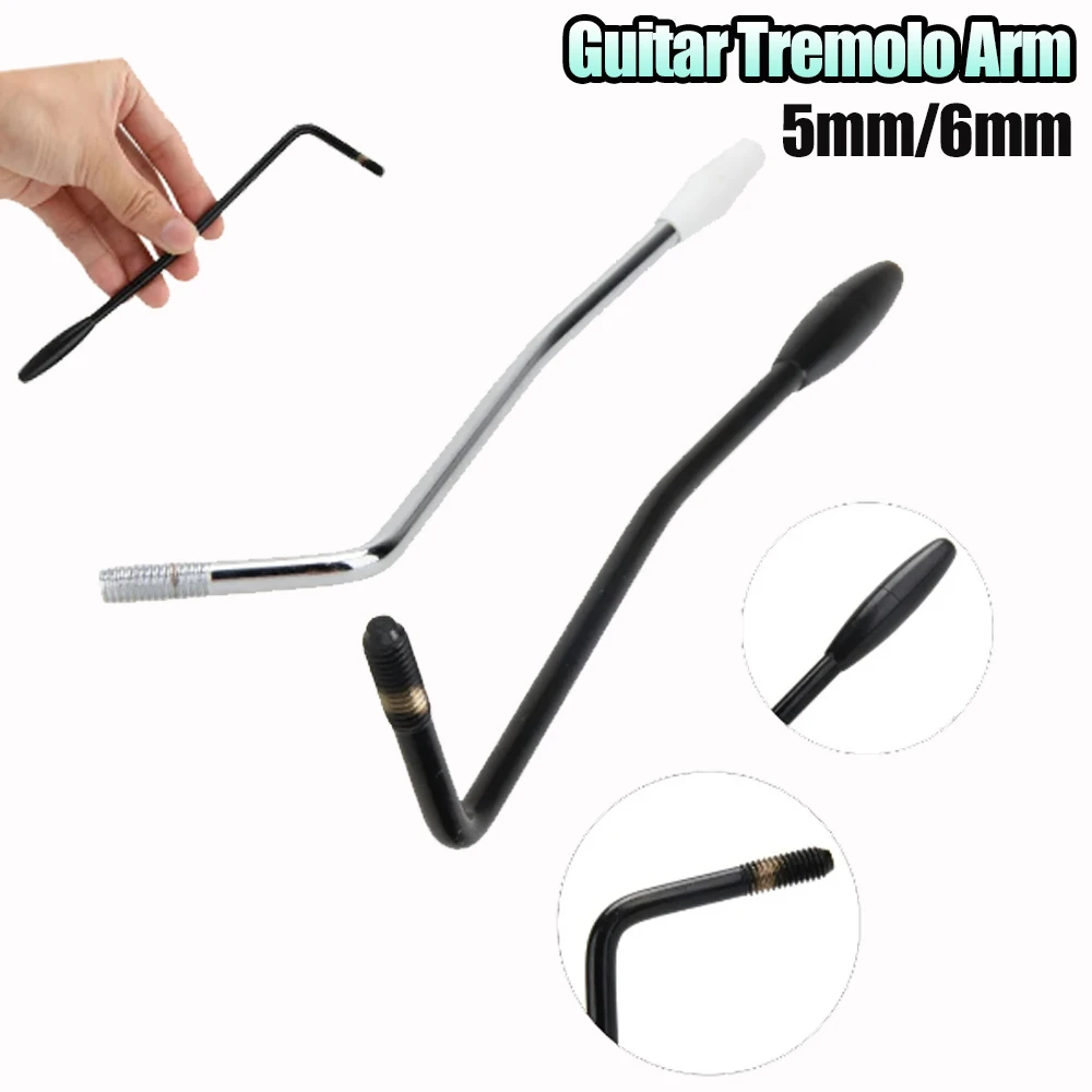 5mm/6mm Tremolo Bar Arm Whammy Bar für Fender Strat Stratocaster E-Gitarre mit Spike Tremolo Bar Arm profession elle Gitarre Image