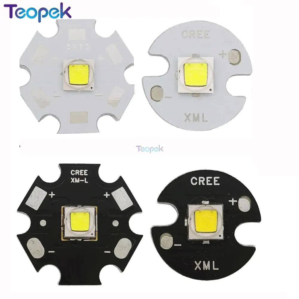 XML2 LED T6 10W WEISS Neutralweiß Warmweiß Hochleistungs-LED-Emitter mit 16mm 20mm PCB für Taschenlampe Image