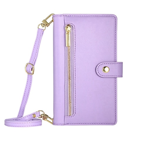 Handy Hülle Handyhüllen Für Samsung Galaxy S25 S24 S23 S23 FE S22 S21 Ultra Plus A55 5G A35 5G A25 A15 Rückseite Mit Ständer Magnetisch Reisverschluss Retro TPU PU-Leder Image