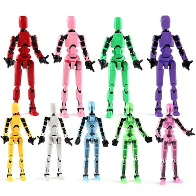 3D Multi-Jointed Movable Shapeshift Robot Creative Printed Mannequin Dummy Action Model Doll Toys