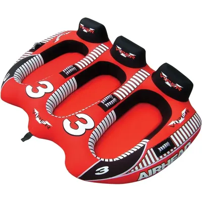 Viper Towable 1-3 Rider Models, Tube for Boating and Water Sports, Heavy Duty Full Nylon Cover