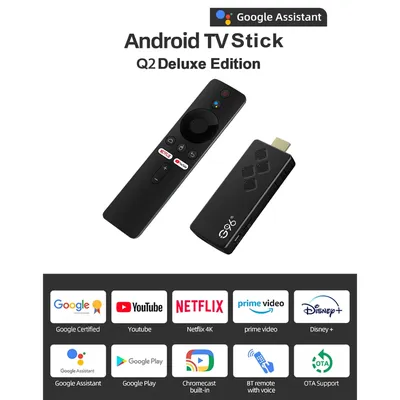 G96 high-performance android 13.0 4k smart TV Stick ATV H313 2GB RAM 16GB ROM Q2 infrared remote