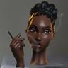 Head Incense Burner Black Woman, Black Lady Head Scents Burner Black Women Head, Head Incense Burner Black Woman,Headscents Incense Holder for Various Environments