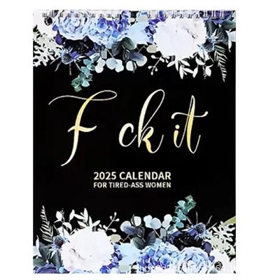 2025 Calendar, 2025 Funny Large Sweary Wall Calendar For Women, Coworkers and Moms