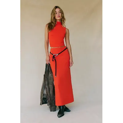 Ellie Co-Ord by free-est at Free People in Tangerine Tango, Size: XS