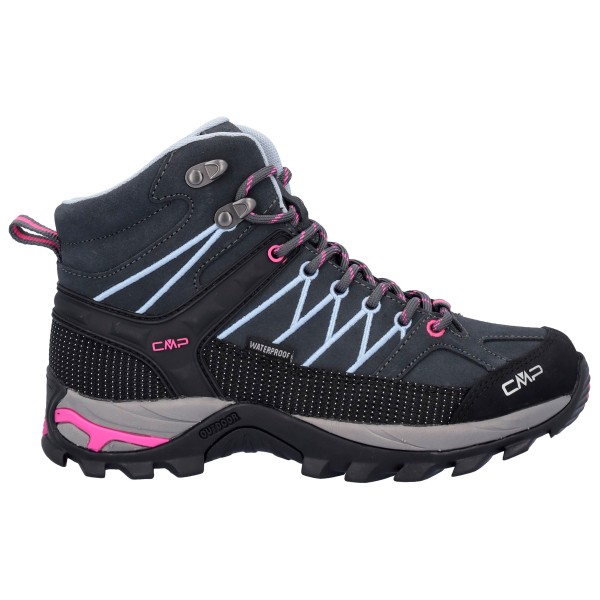 CMP - Women's Rigel Mid Trekking Shoes Waterproof - Wanderschuhe 36 | EU 36 schwarz/blau