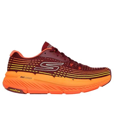 Skechers Men's Max Cushioning Premier 2.0 - Vivid 2.0 Sneaker | Size 9.0 | Burgundy | Textile/Synthetic | Vegan