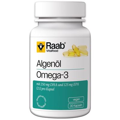 Raab Vitalfood Algenöl Omega-3 Kapseln 30 St Image