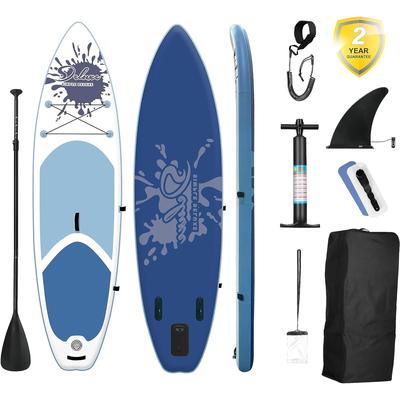 Inflatable Blow Up Stand-Up Paddle Board with Accessories & Backpack for All Skill Levels Adults & Youth, Surf Control