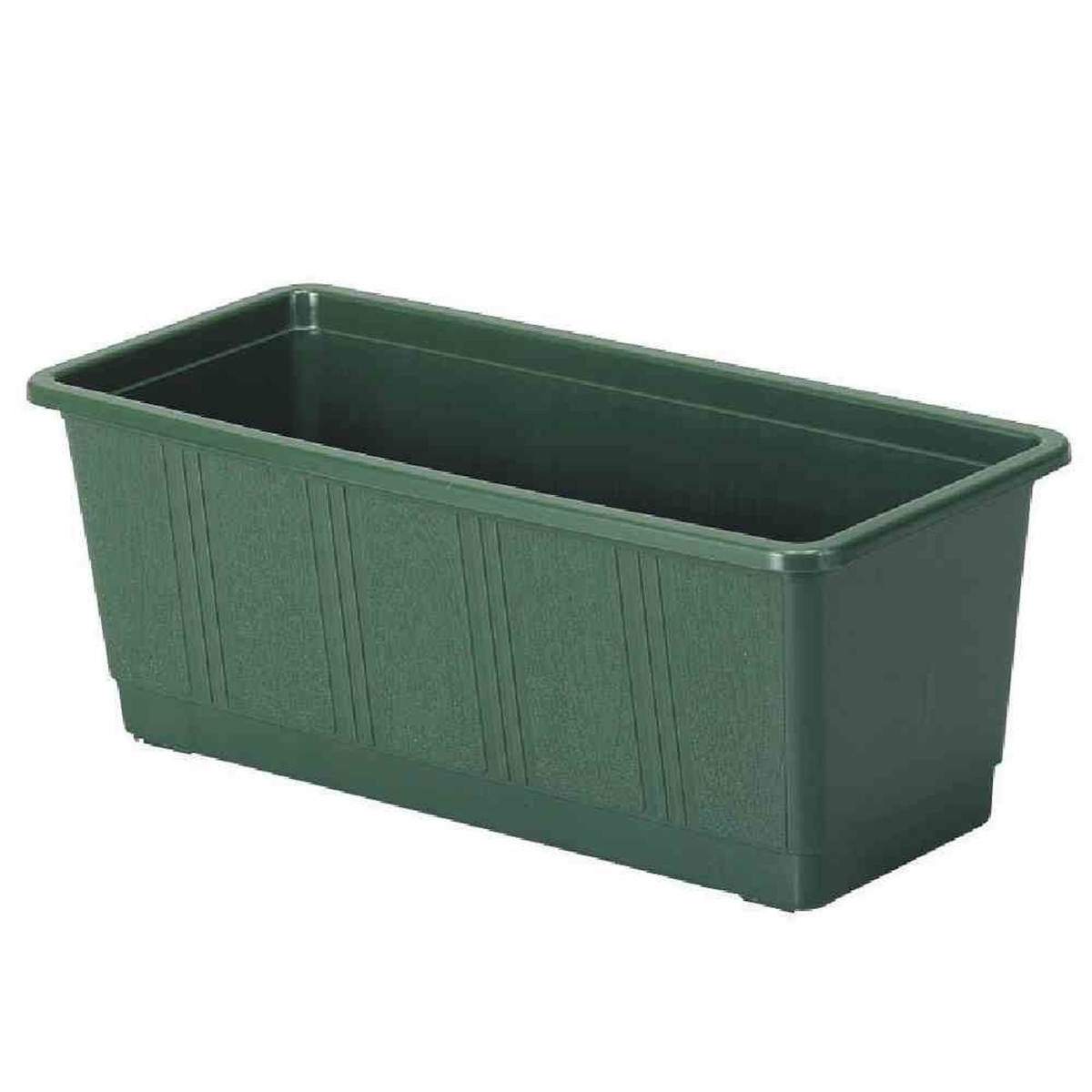 Geli Blumenkasten Standard 60 x 17,5 cm dunkelgrün eckig Grün Image