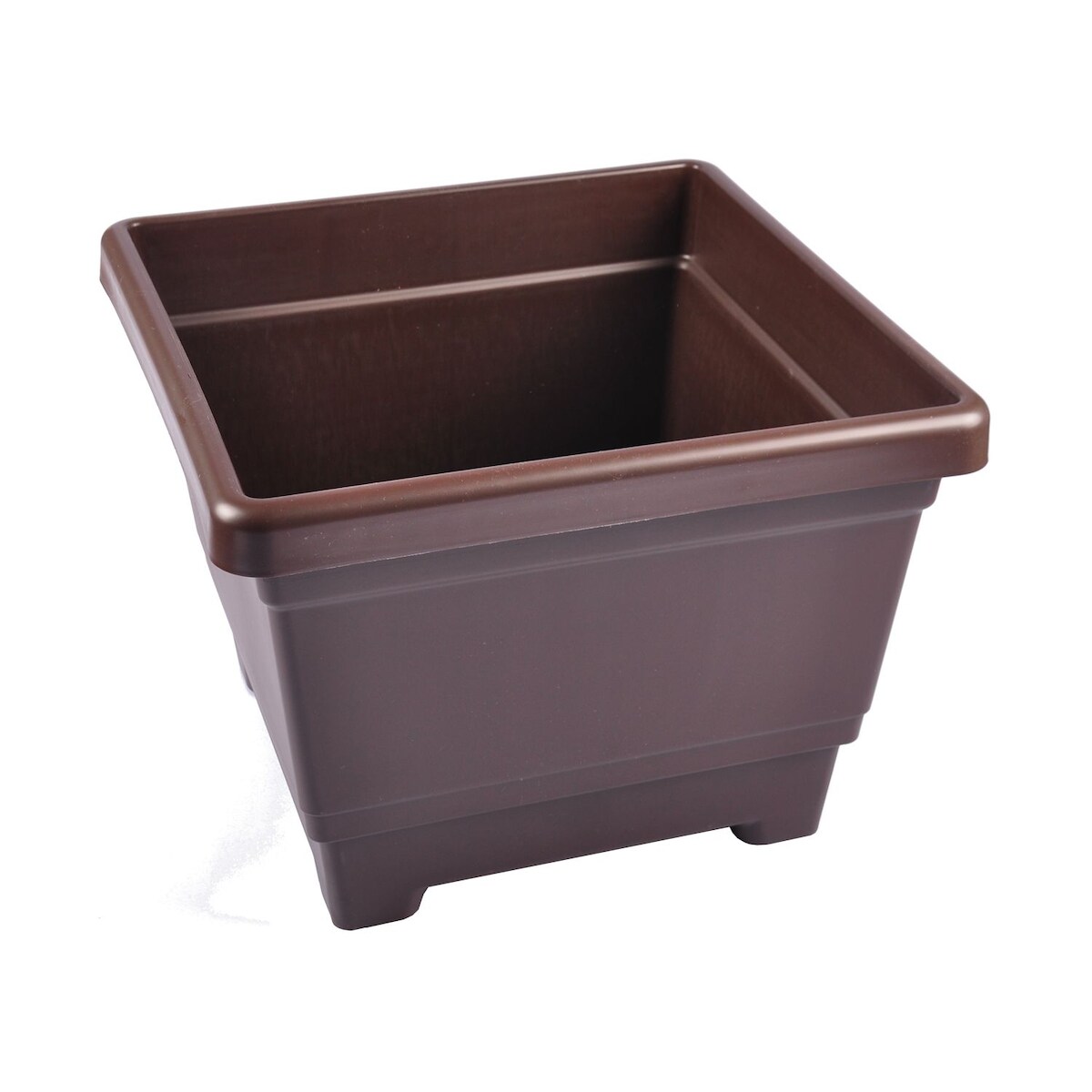 Alpfa Blumenkübel braun Blumenkasten Pflanzkübel Blumentopf Pflanztopf Braun Image